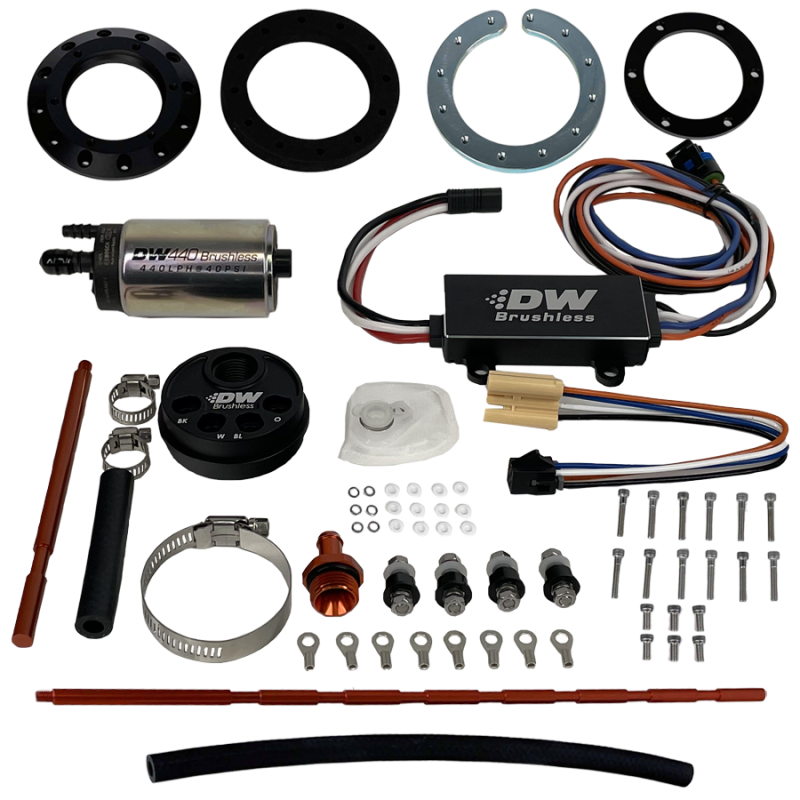 DeatschWerks Universal In-Tank Pump Mount w/ DW440 Brushless 415lph Fuel Pump & Controller 9-441-C102-5008 9-441-C102-5008 Photo - Primary