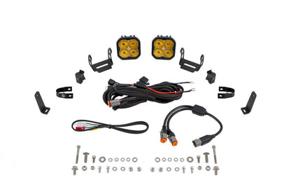 Diode Dynamics SS3 LED Bumper 1 In Roll Bar Kit Max - Yellow SAE Fog (Pair) DD7685 DD7685 Photo - Primary