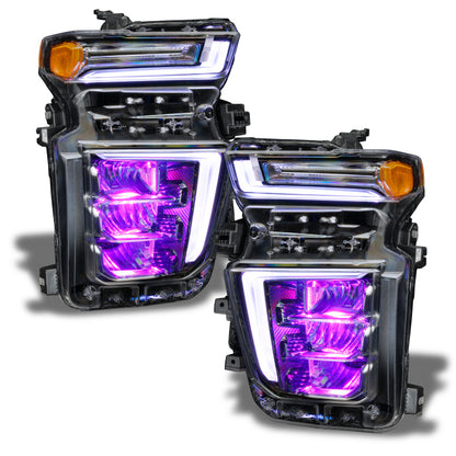 ORACLE Lighting Oracle 20-21 Chevy Silverado HD 2500/3500 RGB Headlight Demon Eye Kit - ColorSHIFT w/o Controller 1453-334 1453-334 Photo - out of package
