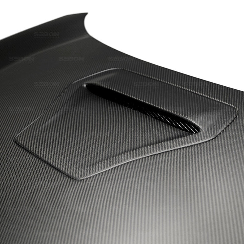 Seibon Carbon Fiber Hood for 2017-2021 Honda Civic Type R HD17HDCVR-OE-DRY Photo - Primary