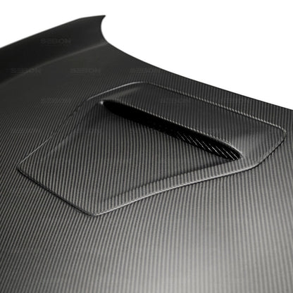 Seibon Carbon Fiber Hood for 2017-2021 Honda Civic Type R HD17HDCVR-OE-DRY Photo - Primary