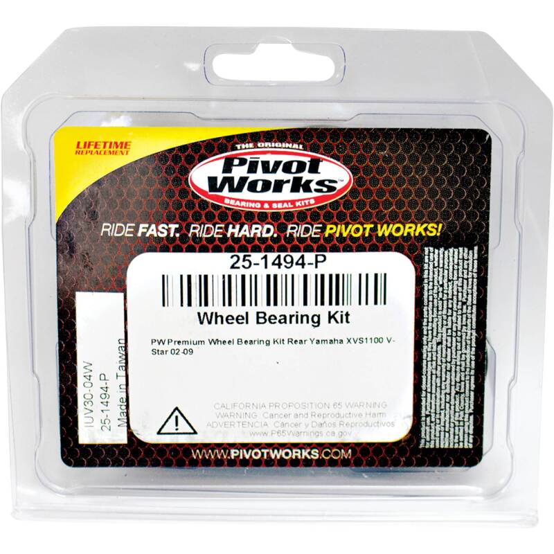 Pivot Works Yamaha Wheel Bearing Kit Premium Bearings 25-1494-P 25-1494-P Photo - Primary