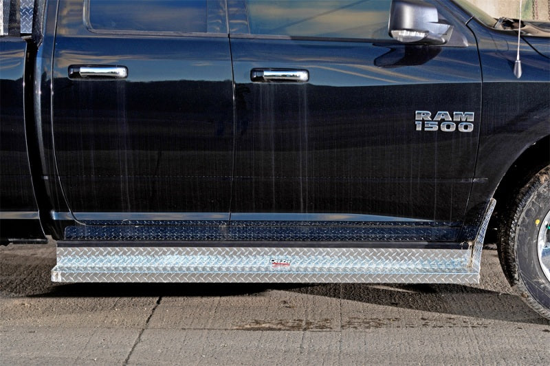 Dee Zee Deezee 99-13 Chevrolet Silverado Running Board Cab Section RegCab Brite-Tread Aluminum DZ1051 DZ1051 Photo - Mounted