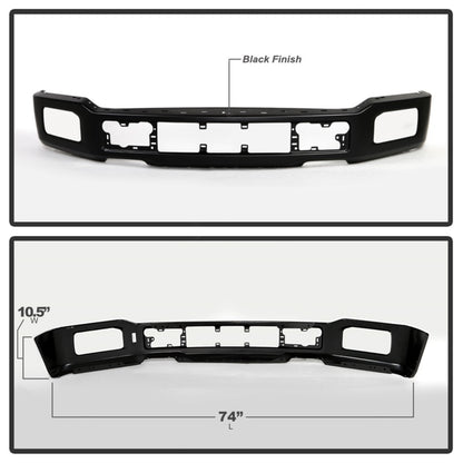 Spyder Ford F150 18-20 KING RANCH LIMITED w/Fog Lights Hole Front Bumper- Black (OEM JL3Z17757EAPTM) 9948442 9948442 Photo - Unmounted