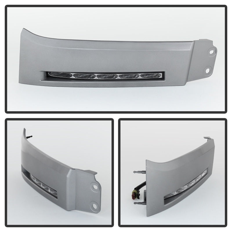 Spyder Toyota Tundra 07-13 Daytime LED Running Lights wo/switch Silver FL-DRL-TTU07-SIL 5077738 5077738 Photo - Unmounted