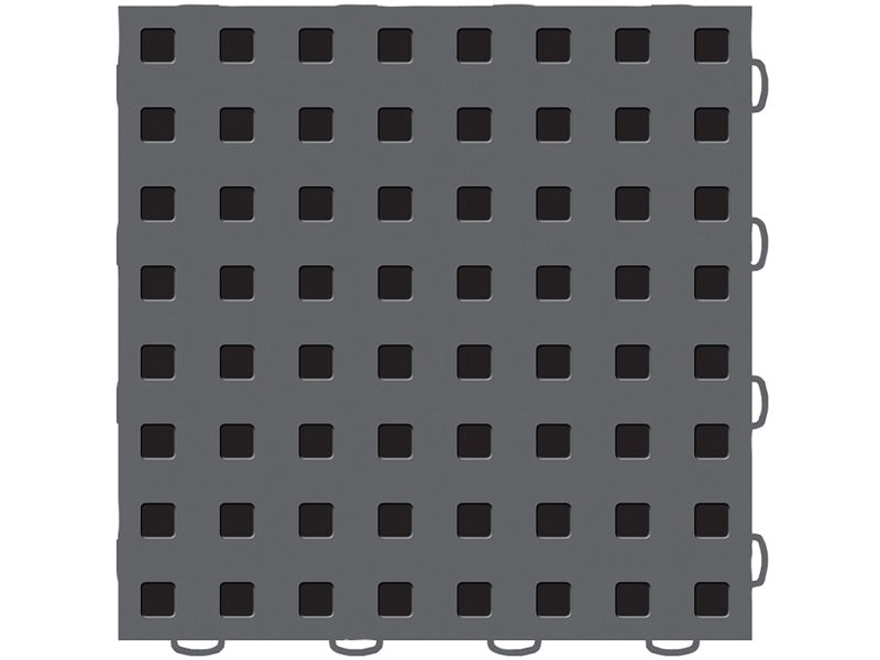 WeatherTech TechFloor - 12in X 12in Tiles - Dark Grey/Black **Order in Qtys of 10 51T1212 DG-BK 51T1212 DG-BK Photo - Primary