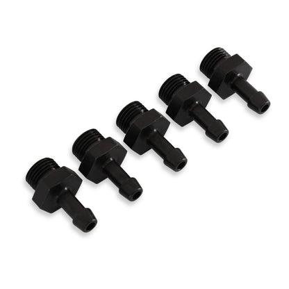 AEM Adjustable Fuel Pressure Regulator Barb Fitting -6 (9/16in-18) to 7mm - 5 Pack 25-393 25-393 Photo - Primary
