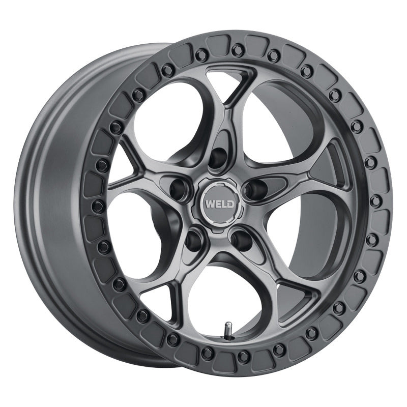Weld Off-Road W107 17X9.0 Ledge 5X127 ET-12 BS4.50 Satin Gun Satin Black 71.5 W10779075450 W10779075450 Photo - Primary