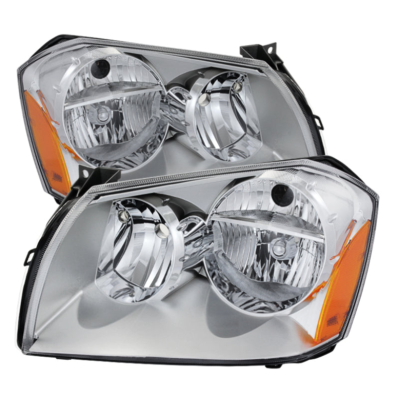SPYDER Xtune Dodge Magnum 05-07 Crystal Headlights Chrome HD-JH-DMAG05-AM-C 9024719 9024719 Photo - Primary