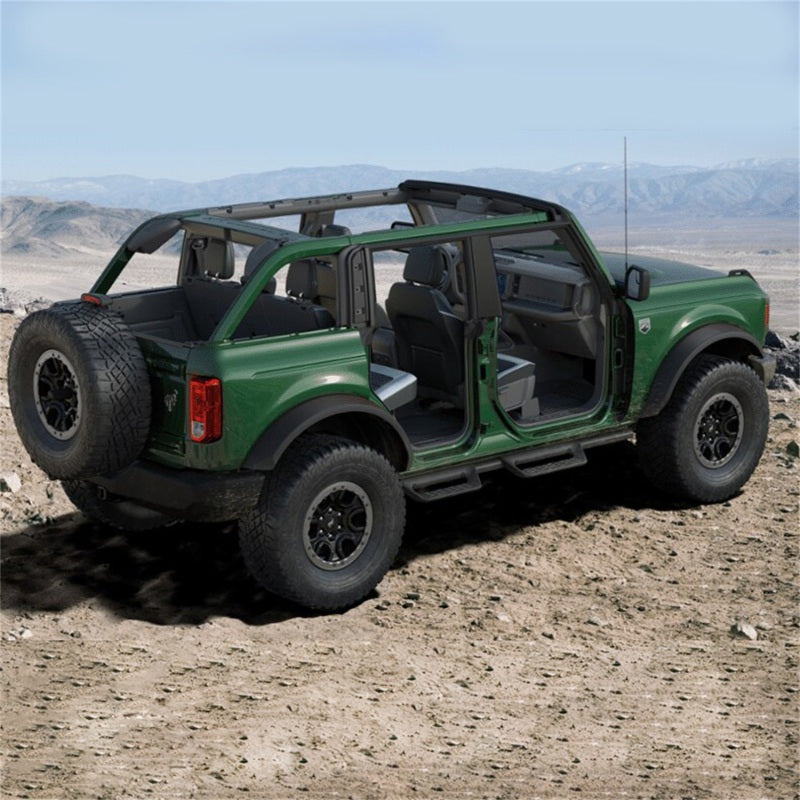 Ford Racing 21-23 Bronco 4 Door Off-Road Hoop Steps M-16450-BH4 M-16450-BH4 Photo - Mounted