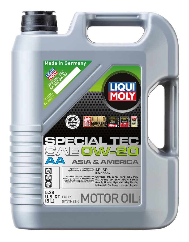 LIQUI MOLY 5L Special Tec AA Motor Oil SAE 0W20 2208 2208 Photo - Primary