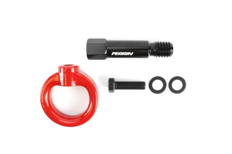 Perrin 2020 Toyota Supra Tow Hook Kit (Front) - Red PTP-BDY-230RD PTP-BDY-230RD Photo - Primary