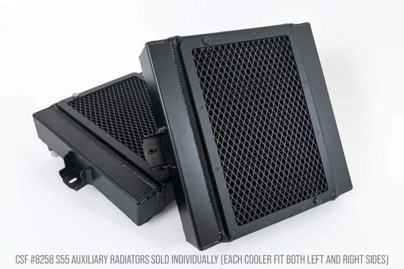 CSF BMW F8X M3/M4/M2C Auxiliary Radiators w/ Rock Guards (Sold Individually - Fits Left and Right 8258 8258 Photo - Primary