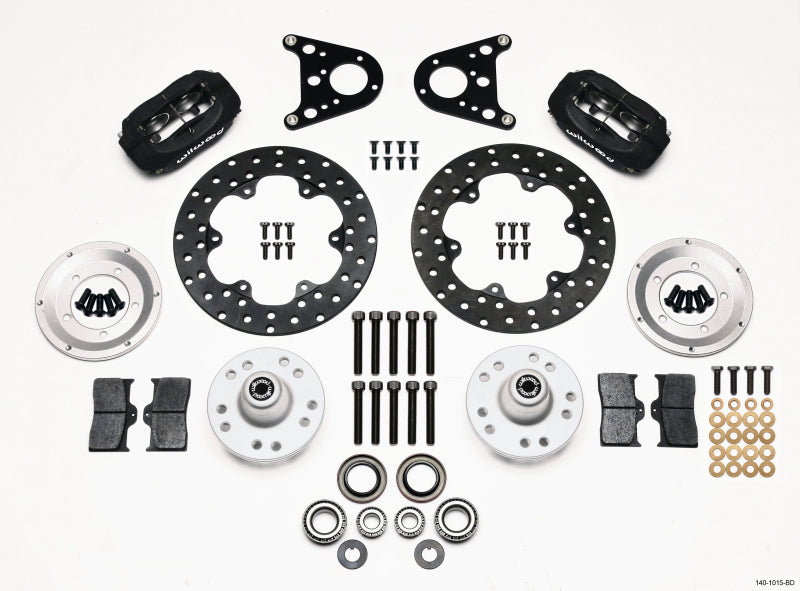 Wilwood Forged Dynalite Front Drag Kit Drilled Rotor Art Morrison Strut 140-1015-BD 140-1015-BD Photo - Primary