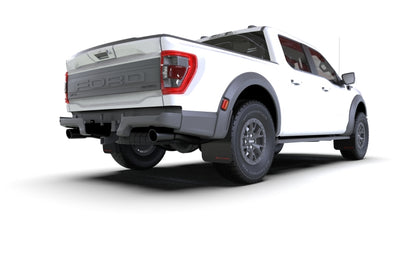 Rally Armor 21-23 Ford F-150 Raptor Black UR Mud Flap w/ Red Logo MF73-UR-BLK-RD MF73-UR-BLK-RD User 1