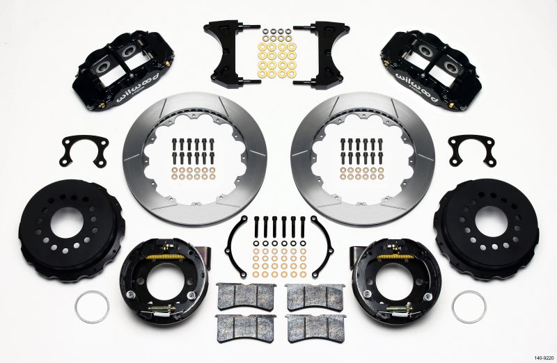 Wilwood Narrow Superlite 4R Rear P-Brk Kit 12.88in Small Ford 2.50in Offset 140-9220 140-9220 Photo - Primary