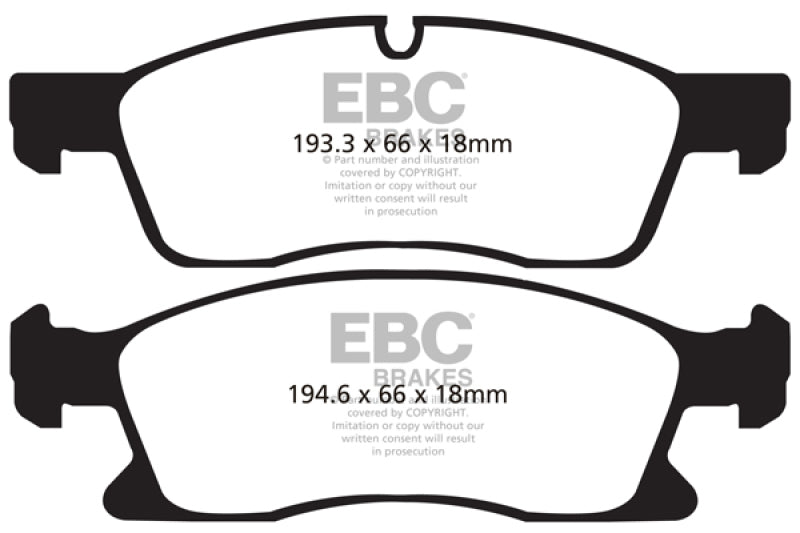 EBC Disc Brake Pad Set DP61871 Photo - Primary