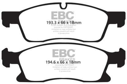 EBC Disc Brake Pad Set DP61871 Photo - Primary