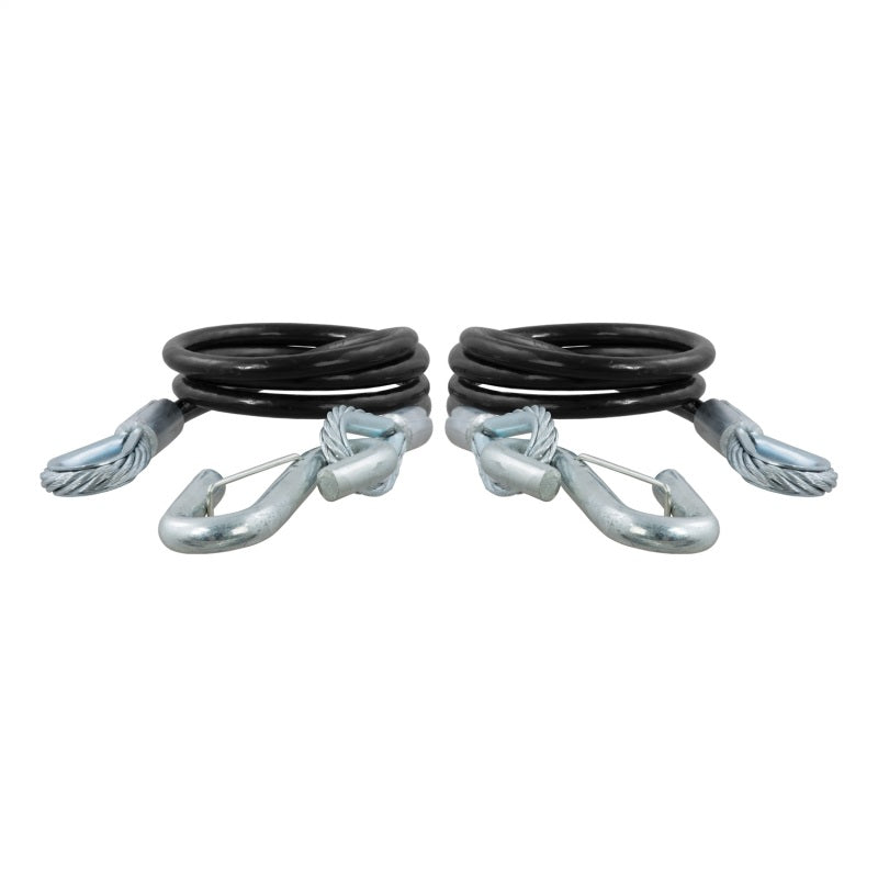 RockJock Curt Towing Safety Cable Kit 44 1/2in Long w/ 2 Snap Hooks 5000lbs 2-Pack RJ-80151 RJ-80151 Photo - Primary