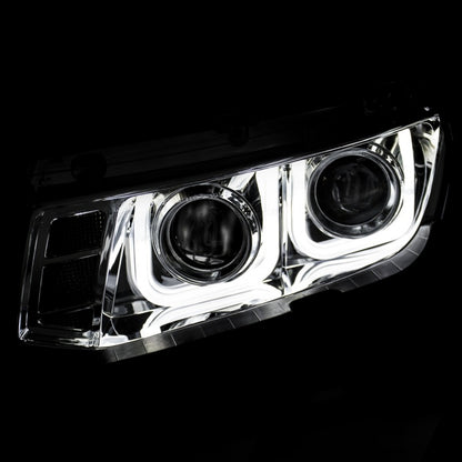Anzo 2014-2015 Chevrolet Camaro Projector Headlights w/ U-Bar Chrome 121509 Photo - Mounted