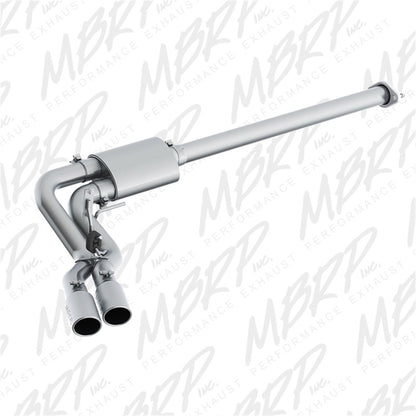 MBRP 15-16 Ford F-150 2.7L/3.5L/5.0L 3in Cat Back Single Side Pre-Axle Dual S5260409 Photo - Primary