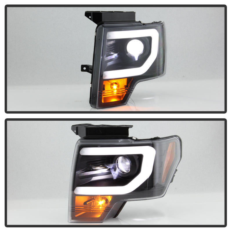 Spyder Ford F150 13-14 Xenon Model Only Light Bar Projector Headlights Black PRO-YD-FF15013PL-BK 5087591 5087591 User 5