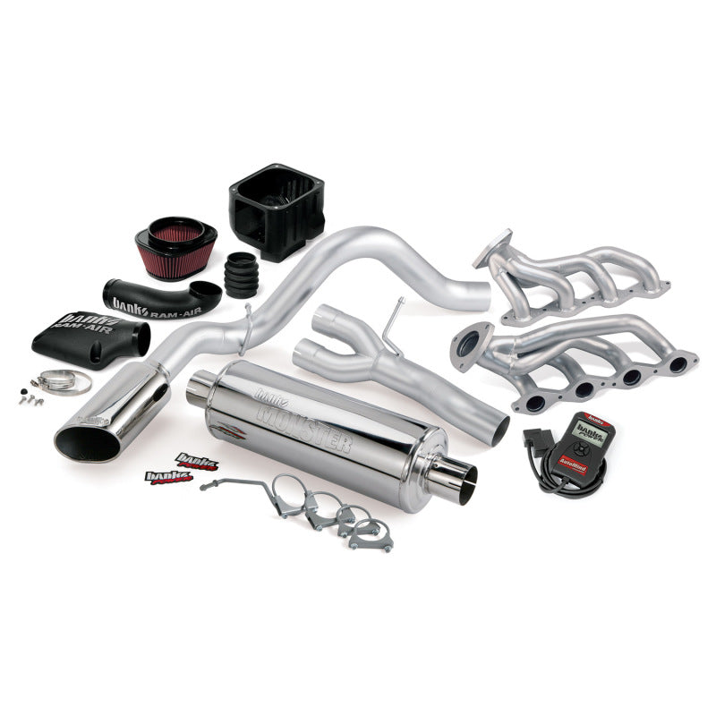 Banks Power 10 Chevy 5.3L CCSB FFV PowerPack System - SS Single Side-Exit Exhaust w/ Chrome Tip 48082 48082 Photo - Primary