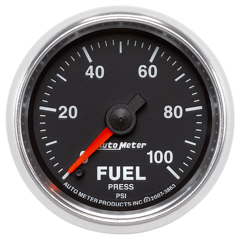 Innovate MTX Analog Fuel Pressure 0-100psi Gauge Kit - Black Dial 3863 3863 Photo - Primary