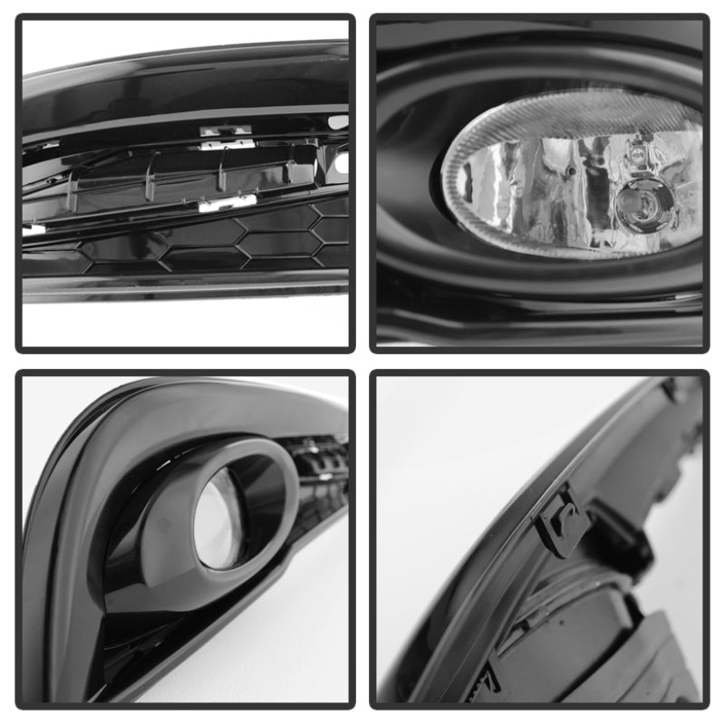 Spyder Honda Civic 2013-2014 4dr OEM Fog Light W/Switch Clear FL-HC2013-4D-C 5077745 5077745 User 1