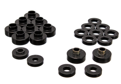 Energy Suspension Body Mount Set Black Jeep CJ5 All 1976-1979 2.4103G Photo - Primary