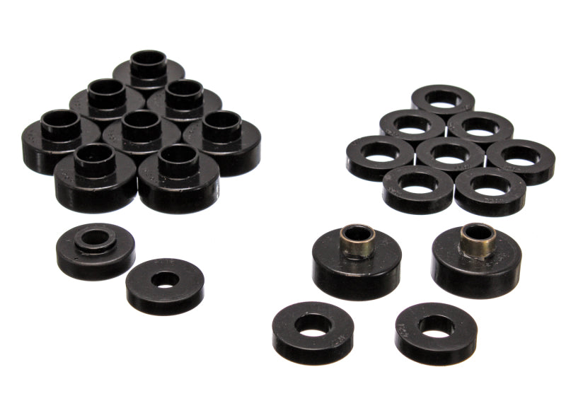 Energy Suspension Body Mount Set Black Jeep CJ5 All 1976-1979 2.4103G Photo - Primary