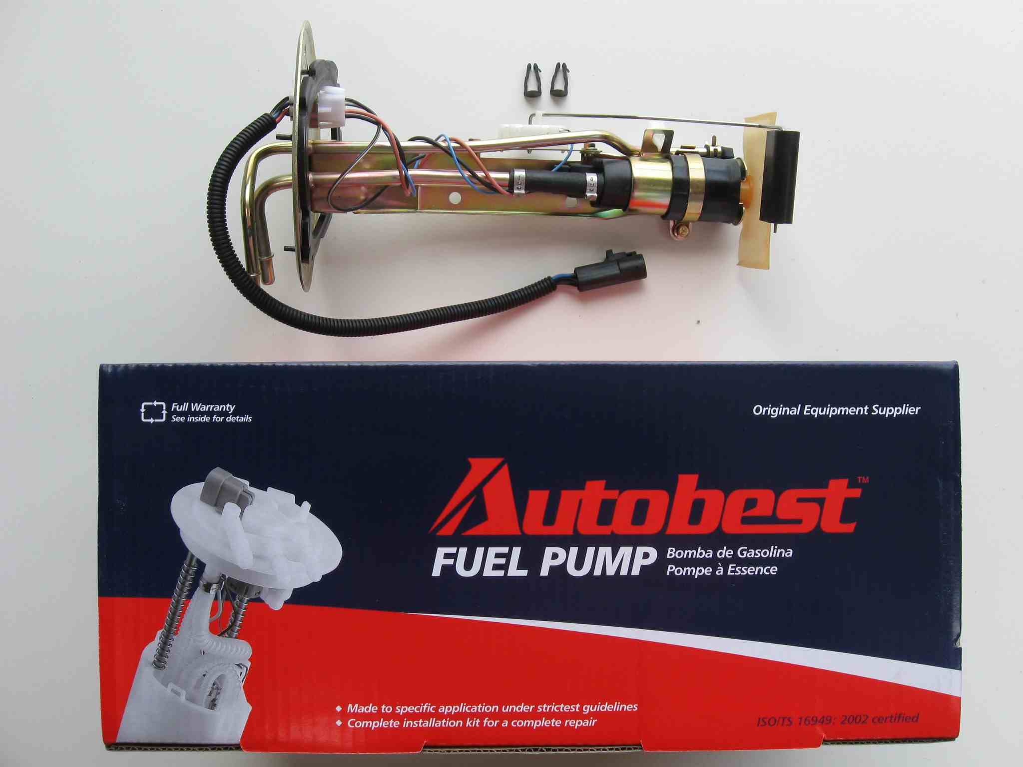 Autobest Fuel Pump and Sender Assembly F1248A