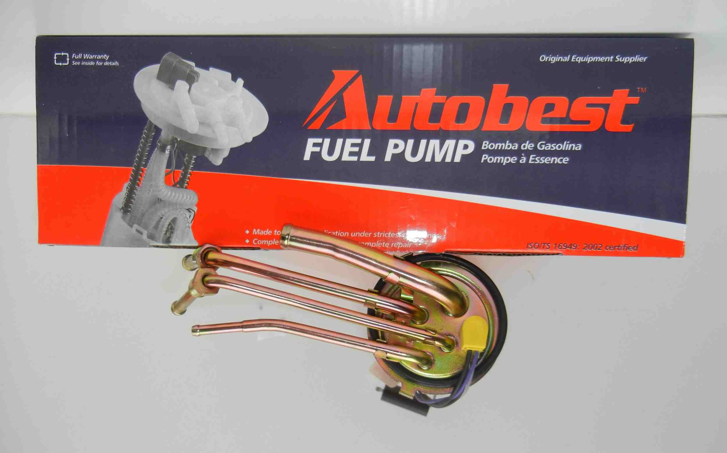 Autobest Fuel Pump and Sender Assembly F2634A