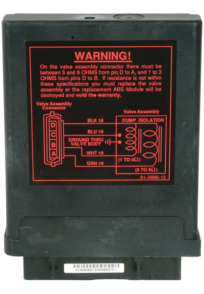 Cardone Reman ABS Control Module 12-1000