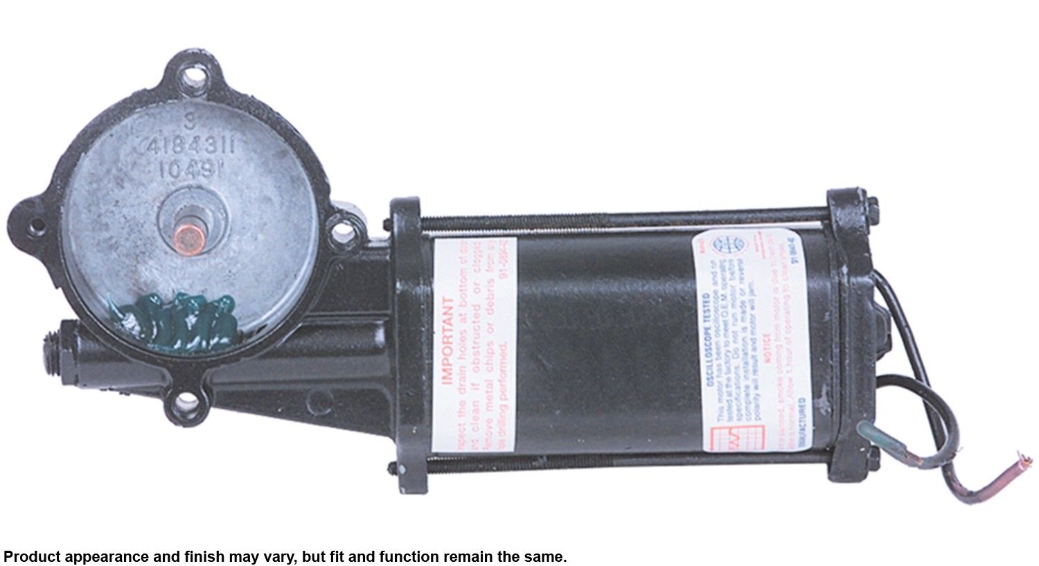 Cardone Reman Power Window Motor 42-46