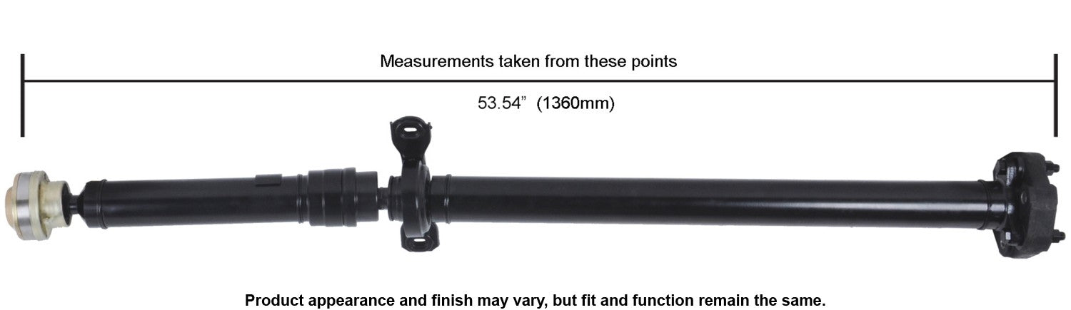 Cardone Reman Remanufactured Driveshaft / Prop Shaft 65-1007