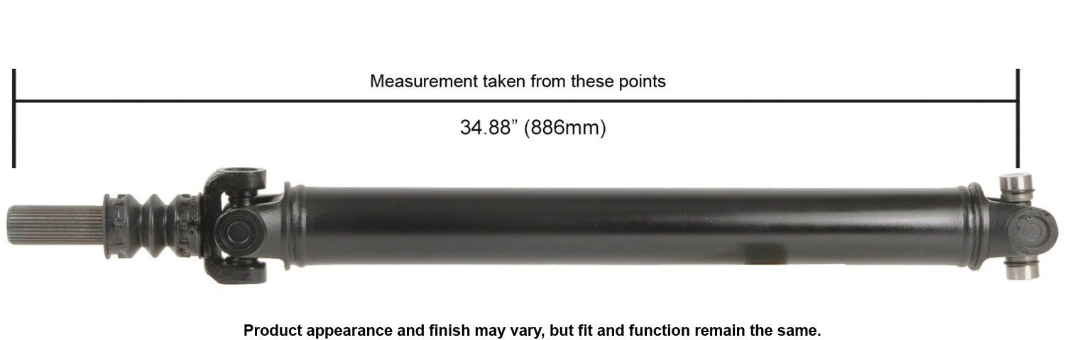 Cardone Reman Remanufactured Driveshaft / Prop Shaft 65-1016