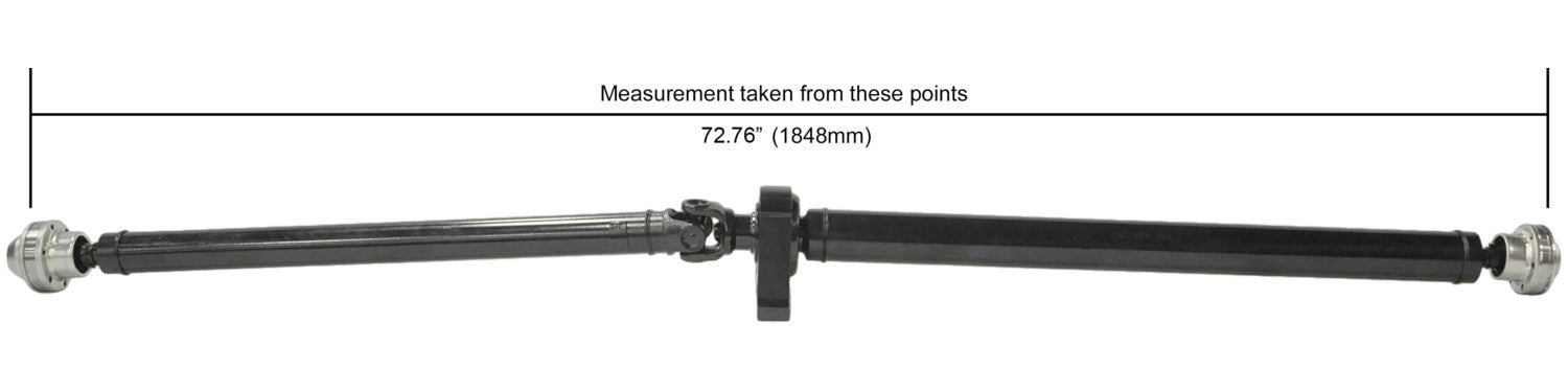 Cardone Reman Remanufactured Driveshaft / Prop Shaft 65-1031