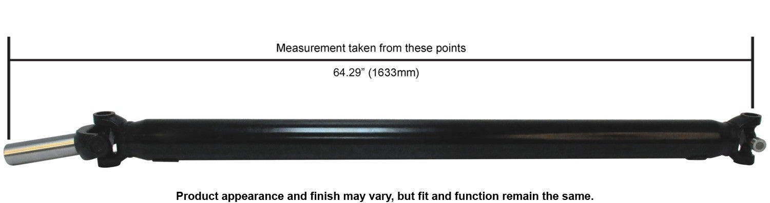 Cardone Reman Remanufactured Driveshaft / Prop Shaft 65-1035