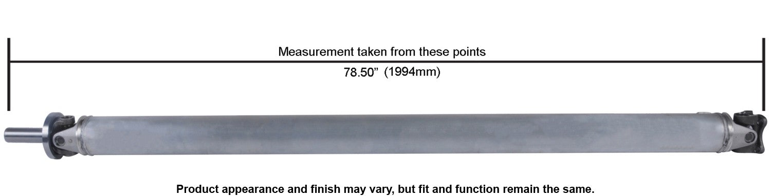 Cardone Reman Remanufactured Driveshaft / Prop Shaft 65-2009