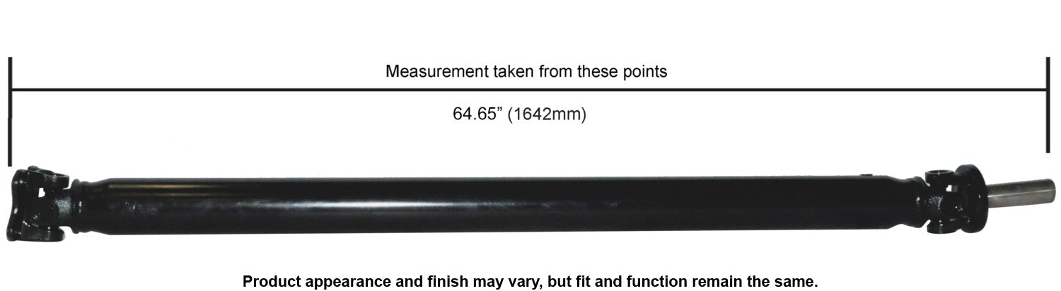 Cardone Reman Remanufactured Driveshaft / Prop Shaft 65-2033