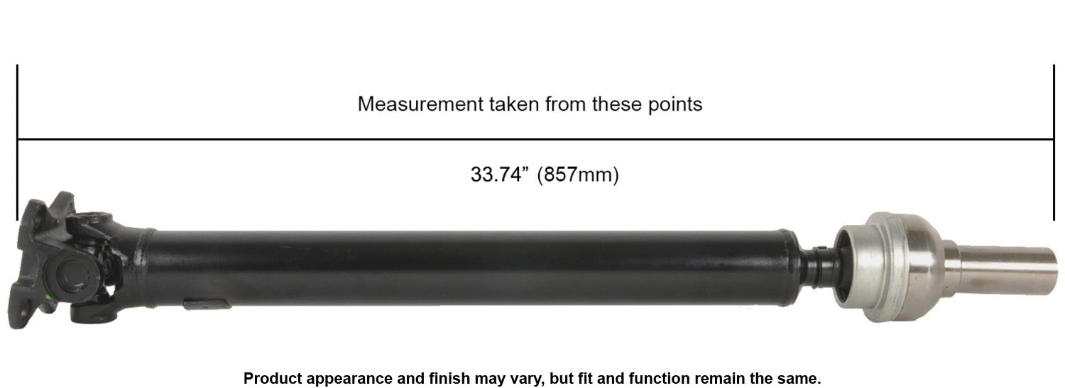 Cardone Reman Remanufactured Driveshaft / Prop Shaft 65-3027