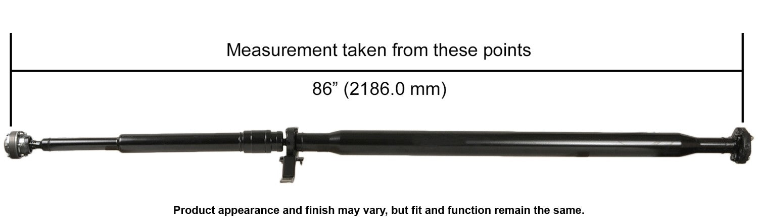 Cardone Reman Remanufactured Driveshaft / Prop Shaft 65-3056