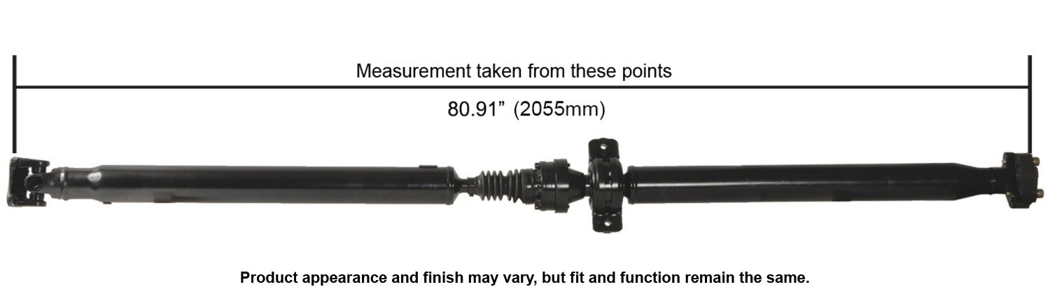 Cardone Reman Remanufactured Driveshaft / Prop Shaft 65-3501