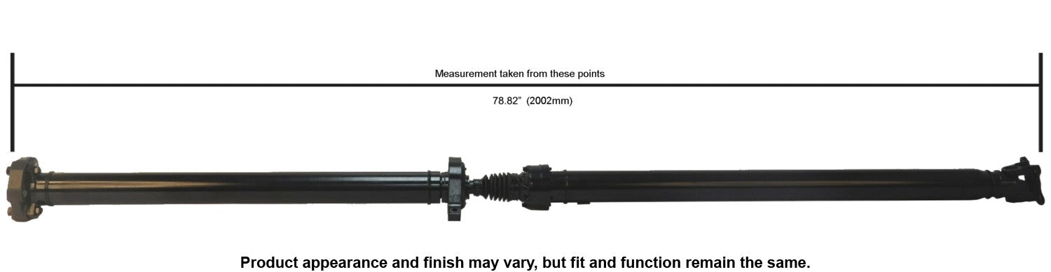 Cardone Reman Remanufactured Driveshaft / Prop Shaft 65-3508
