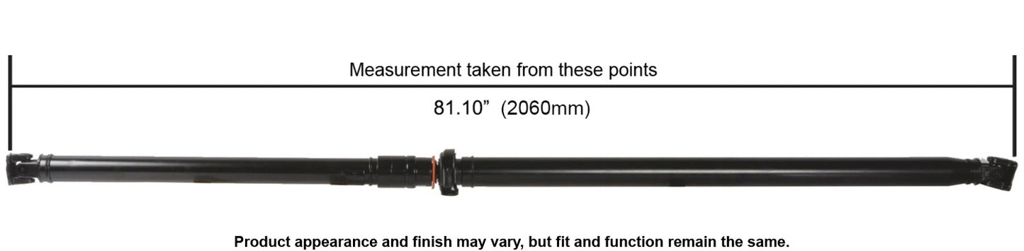 Cardone Reman Remanufactured Driveshaft / Prop Shaft 65-4001