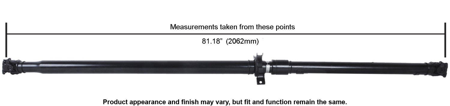 Cardone Reman Remanufactured Driveshaft / Prop Shaft 65-4009