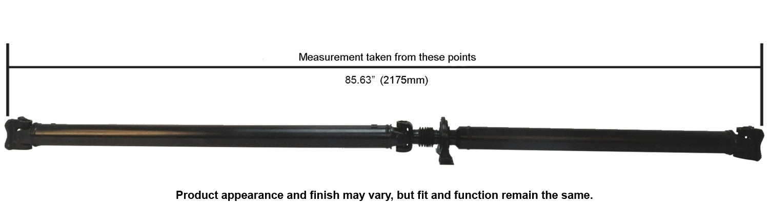 Cardone Reman Remanufactured Driveshaft / Prop Shaft 65-4014