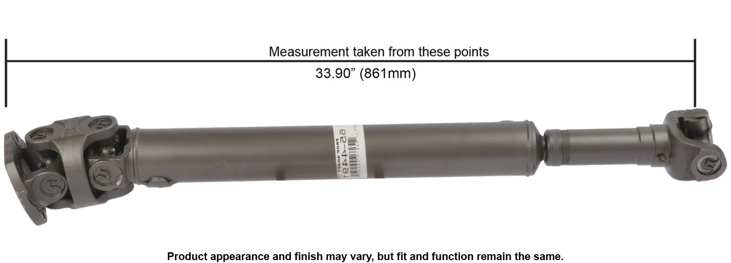 Cardone Reman Remanufactured Driveshaft / Prop Shaft 65-4491