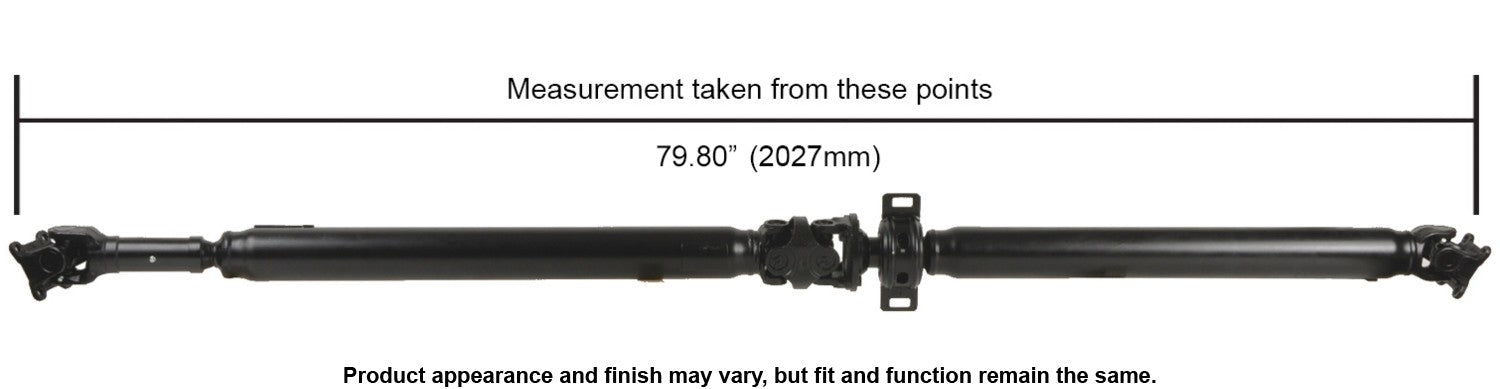 Cardone Reman Remanufactured Driveshaft / Prop Shaft 65-5025